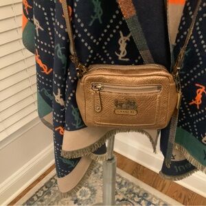 Coach Metallic Crossbody Bag Madison Cervo